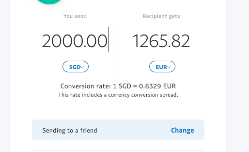 paypal calculator pln to usd