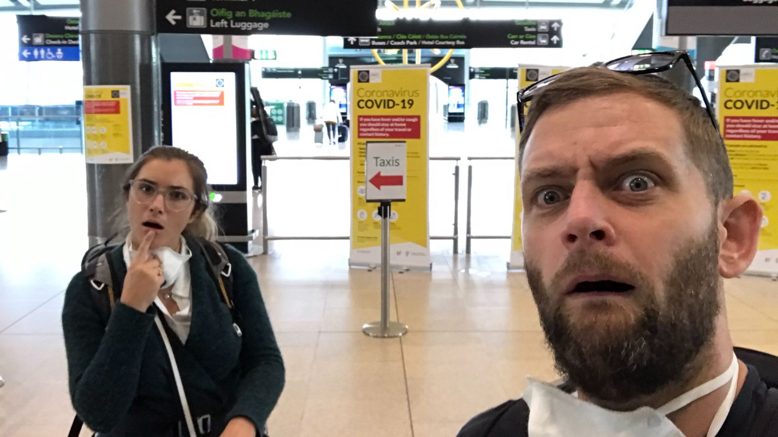 3 - Empty Dublin airport