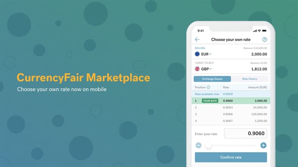 The CurrencyFair Marketplace goes mobile