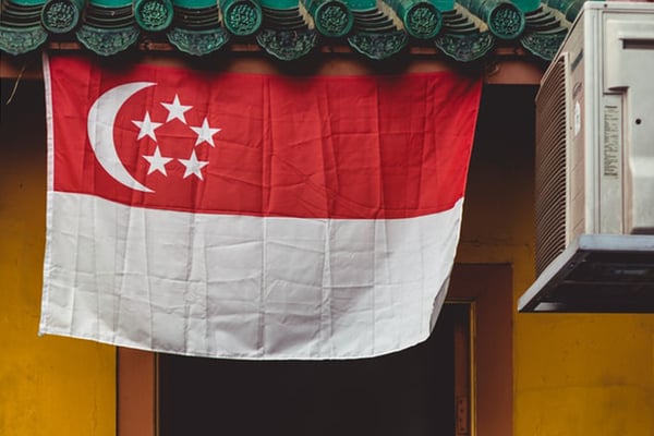 singapore-flag-in-shop-doorway