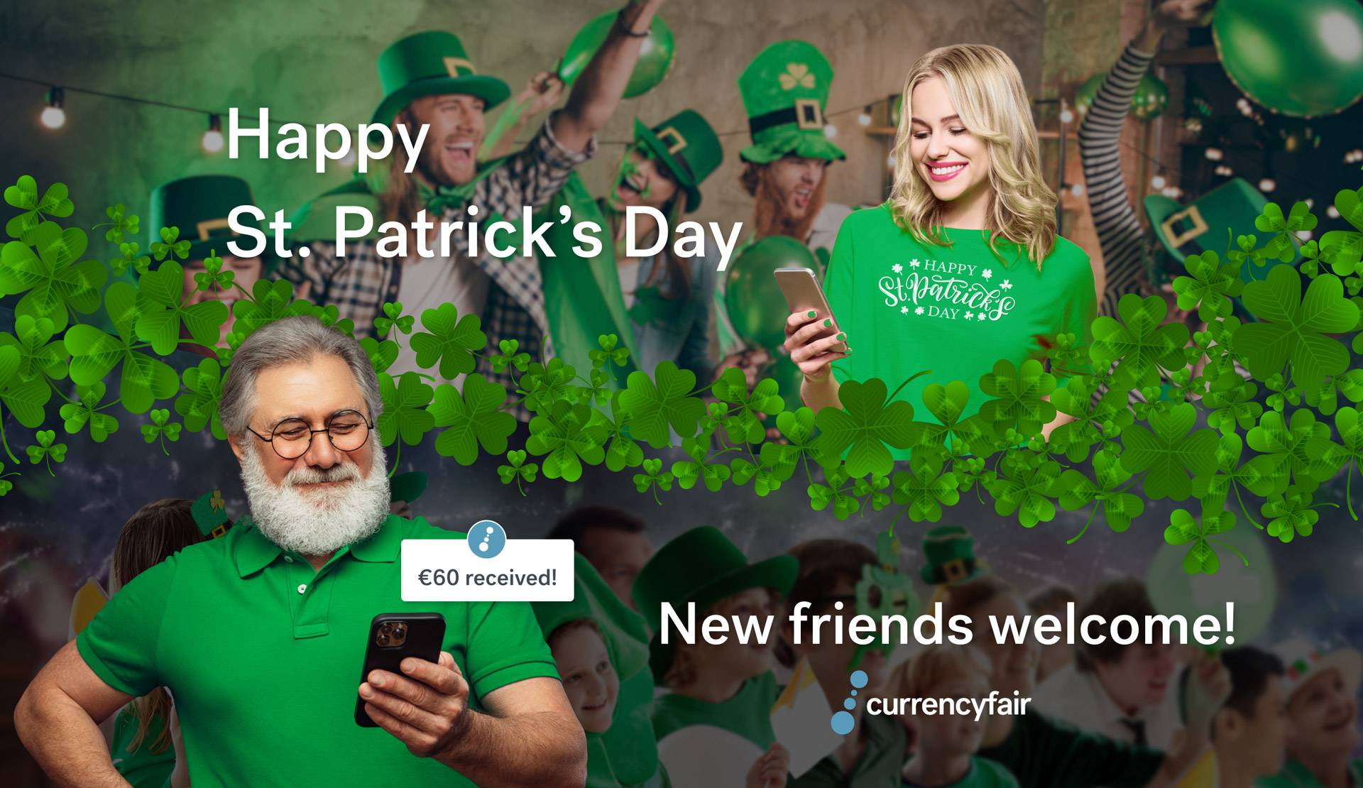 This St Patrick's Day refer a friend for a referral reward each!
