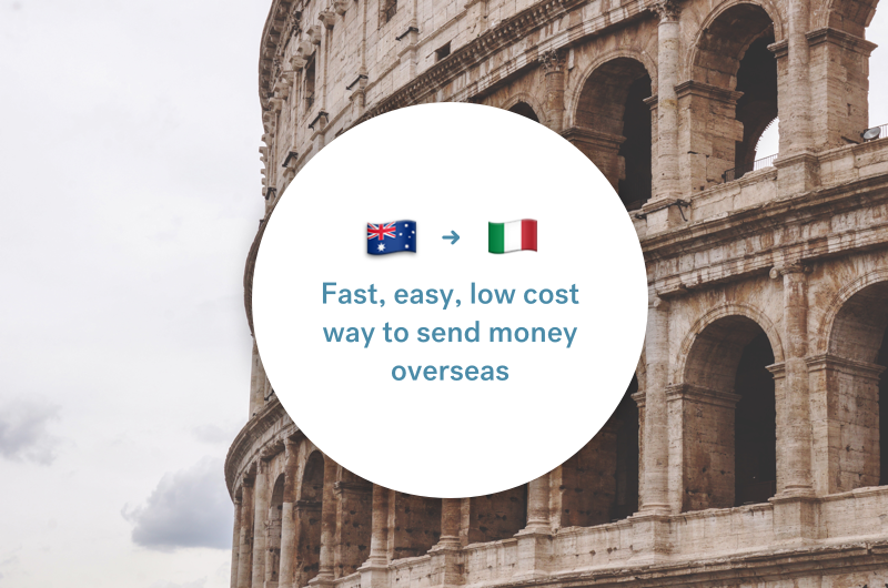 The best way to send money between Australia and Italy