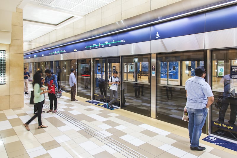 uae metro station indoors 