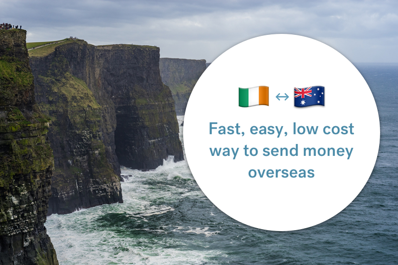 The best way to send money between Australia and Ireland